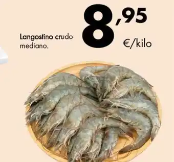 Supermercados Lupa Langostino crudo mediano. oferta