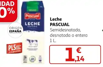 Alcampo Leche PASCUAL oferta