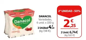 Alcampo DANACOL oferta