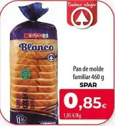 SPAR Lanzarote Spar - pan de molde familiar oferta