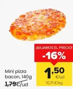 Autoservicios Familia Mini pizza bacon oferta