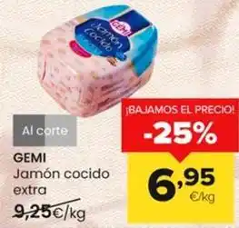 Autoservicios Familia Gemi - jamón cocido extra oferta