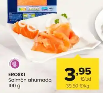 Autoservicios Familia Eroski - salmón ahumado oferta