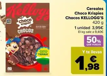 Carrefour Kellogg’s - cereales choco krispies chocos oferta