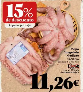 Gadis Pulpo Congelado Mediano oferta