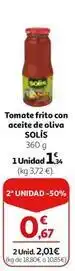 Alcampo Solís - tomate frito con aceite de oliva oferta