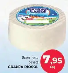 Spar Tenerife Granja riosol - queso fresco de vaca oferta