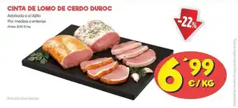 AhorraMas Cinta de lomo de cerdo duroc oferta