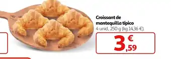 Alcampo Croissant de mantequilla típico oferta