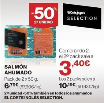 El Corte Inglés SALMÓN AHUMADO oferta