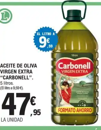 E.Leclerc ACEITE DE OLIVA VIRGEN EXTRA "CARBONELL". oferta