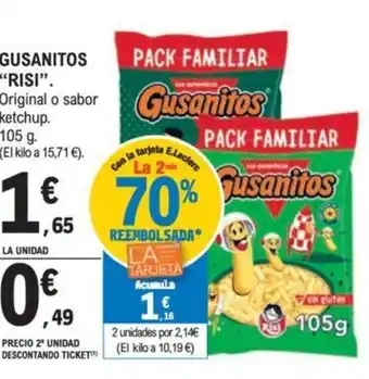 E.Leclerc GUSANITOS "RISI". oferta