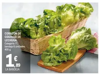 E.Leclerc CORAZÓN DE COGOLLO DE LECHUGA. oferta