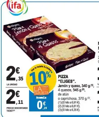 E.Leclerc PIZZA "ELIGES". oferta