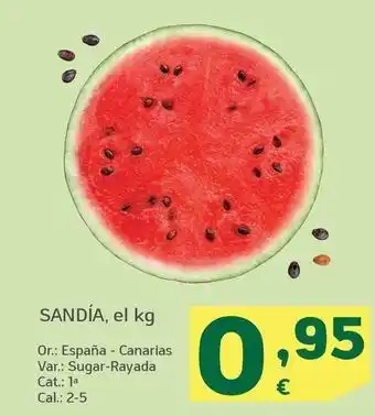 HiperDino Sandía oferta