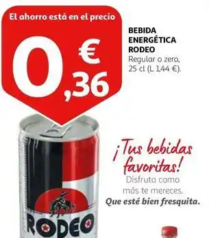 Alcampo Rodeo - bebida energética oferta