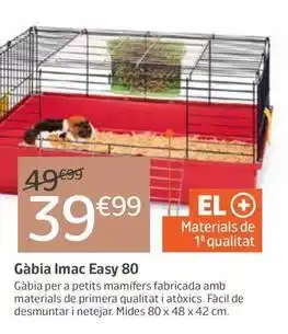 Jardiland Gàbia imac easy 80 oferta