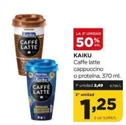 Alimerka Kaiku - caffe latte cappuccino oferta