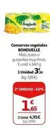 Alcampo Bonduelle - conservas vegetales oferta