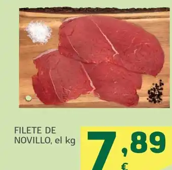 HiperDino FILETE DE NOVILLO, el kg oferta