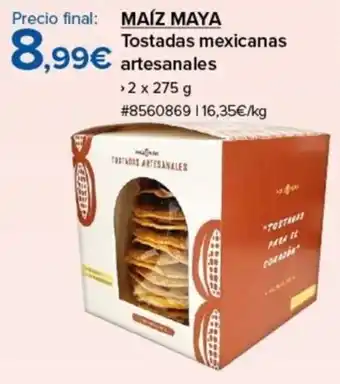 Costco MAÍZ MAYA Tostadas mexicanas artesanales oferta