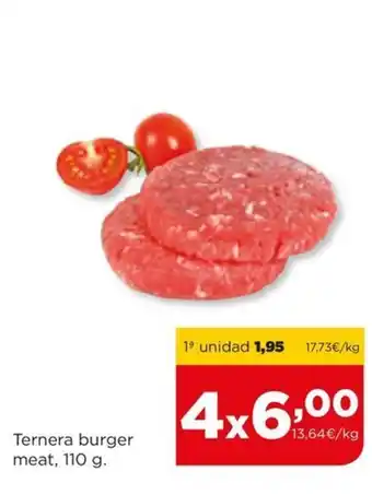 Alimerka Ternera burger meat, 110 g. oferta