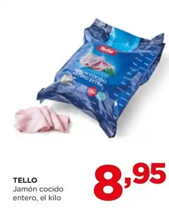 Alimerka TELLO Jamón cocido entero, el kilo oferta