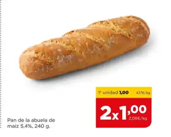 Alimerka Pan de la abuela de maíz 5,4%, 240 g. oferta