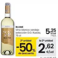 Eroski Blume - vino blanco verdejo seleccion d.o. rueda oferta