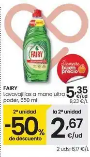 Eroski Fairy - lavavajillas a mano ultra poder oferta