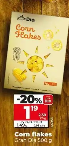 Dia Gran dia - corn flakes oferta