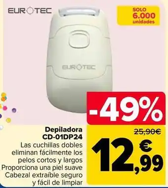 Vistaprint Eurotec - depiladora cd-01dp24 oferta