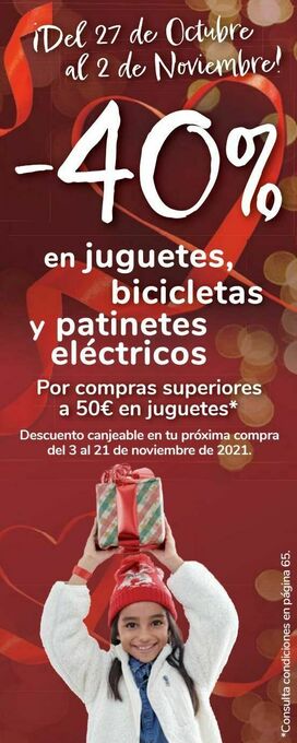 Carrefour En juguetes, bicicleta y patinetes eléctricos oferta