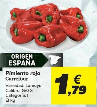Carrefour Pimiento rojo carrefour oferta