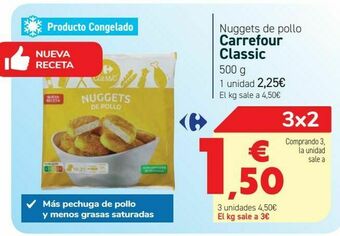 Carrefour Nuggets de pollo carrefour classic oferta