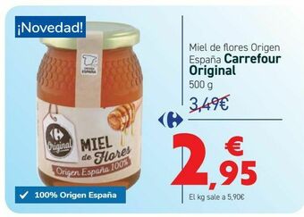Carrefour Miel de flores origen españa carrefour original oferta