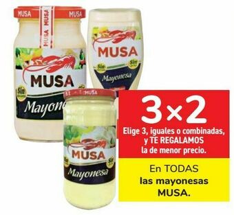Carrefour En todas las mayonesas musa oferta