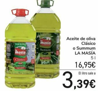 Carrefour Aceite de oliva clásico o summum la masía oferta