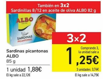 Carrefour Sardinas picantonas albo oferta