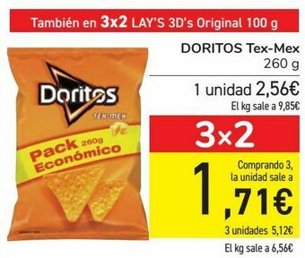 Carrefour Doritos tex-mex oferta