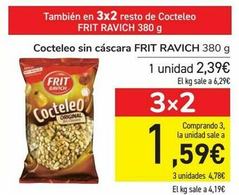 Carrefour Cocteleo sin cáscara frit ravich oferta