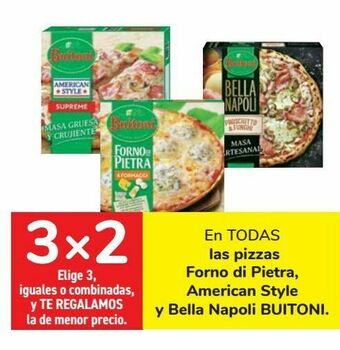 Carrefour En todas las pizzas forno di pietra, american style y bella napoli buitoni oferta
