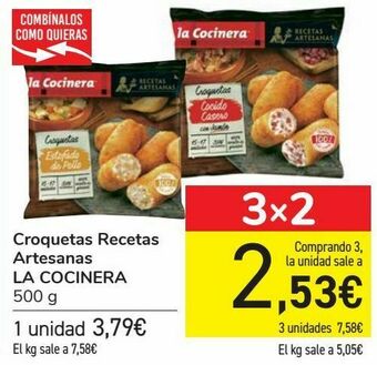 Carrefour Croquetas recetas artesnas la cocinera oferta