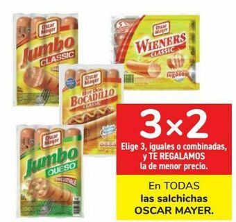 Carrefour En todas las salchichas oscar mayer oferta