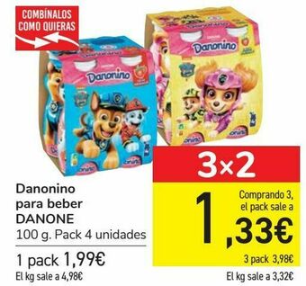 Carrefour Danonino para beber danone oferta