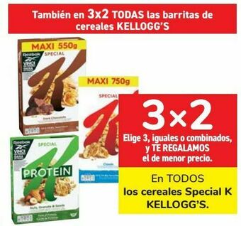 Carrefour En todos los cereales special k kellogg's oferta