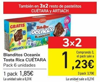 Carrefour Blanditos oceanix tosta rica cuétara oferta