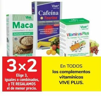 Carrefour En todos los complementos vitamínicos vive plus oferta
