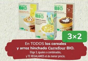 Carrefour En todos los cereales y arroz hinchado carrefour bio oferta