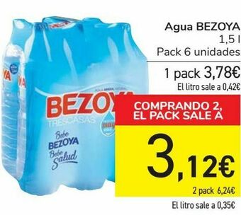 Carrefour Agua bezoya oferta